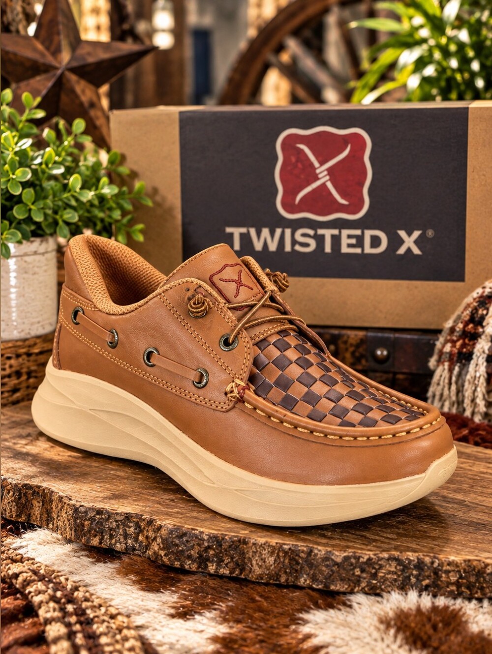 Twisted X Women’s EZ-On Feather X Casual WCAU039 – Size 8 – NIB